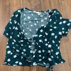 Pacsun LA hearts two tie top